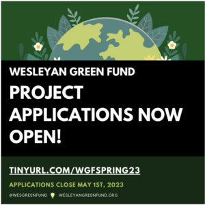 Green Fund project applications spring 2023